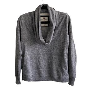 ROOTS CANADA Cowl Neck Sweatshirt Salt & Pepper XS